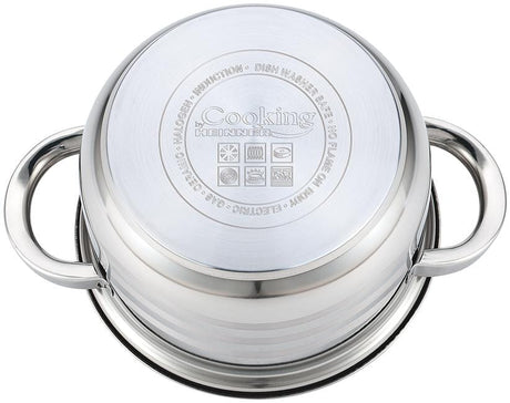 Heinner Oala Oala Cooking By Heinner HR-HJ-025 | 18cm, 2.5L, Inox, Capac Inclus