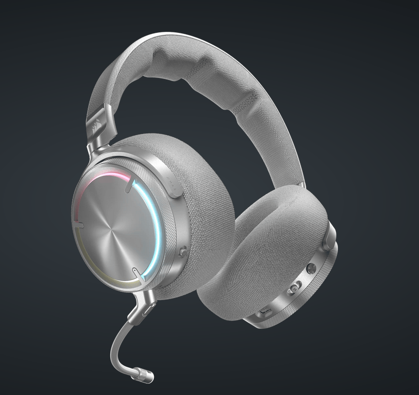 Corsair Casti Casti Gaming CORSAIR VIRTUOSO MAX WIRELESS CA-9011373-WW | Silver, Wireless, RGB