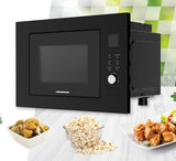Heinner Cuptor microunde [RESIGILAT] Cuptor Microunde Incorporabil Heinner HMW-BI2360BK | 23L, 800W, Grill 1000W, Touch, LED