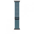 APPLE Apple Watch 49mm Light Blue Alpine Loop - Large - Black Titanium Finish