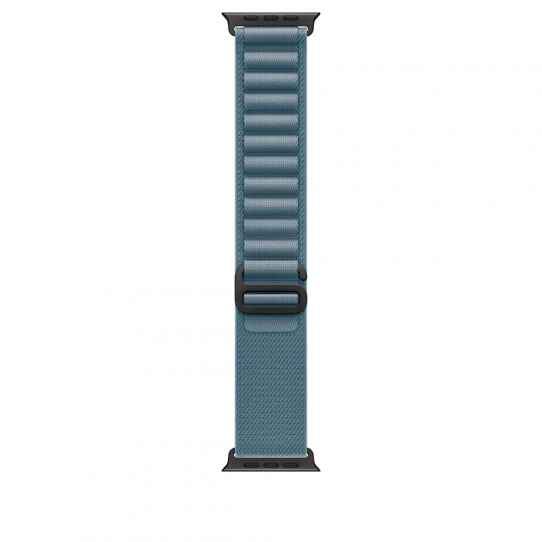 APPLE Apple Watch 49mm Light Blue Alpine Loop - Large - Black Titanium Finish