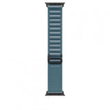 APPLE Apple Watch 49mm Light Blue Alpine Loop - Large - Black Titanium Finish