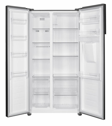 Heinner Side by side Side by Side Heinner HSBS-H439NFXWDE++ | 439L, No Frost, Clasa E, Inox, 90x59.5x177cm
