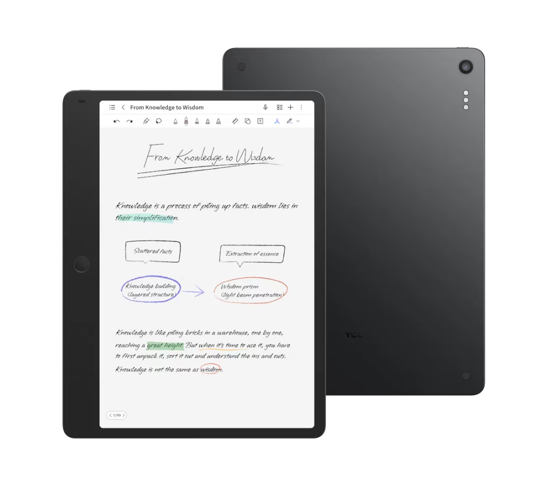 TCL NXTPAPER Note A1, 8 GB RAM, 256 GB, Grey