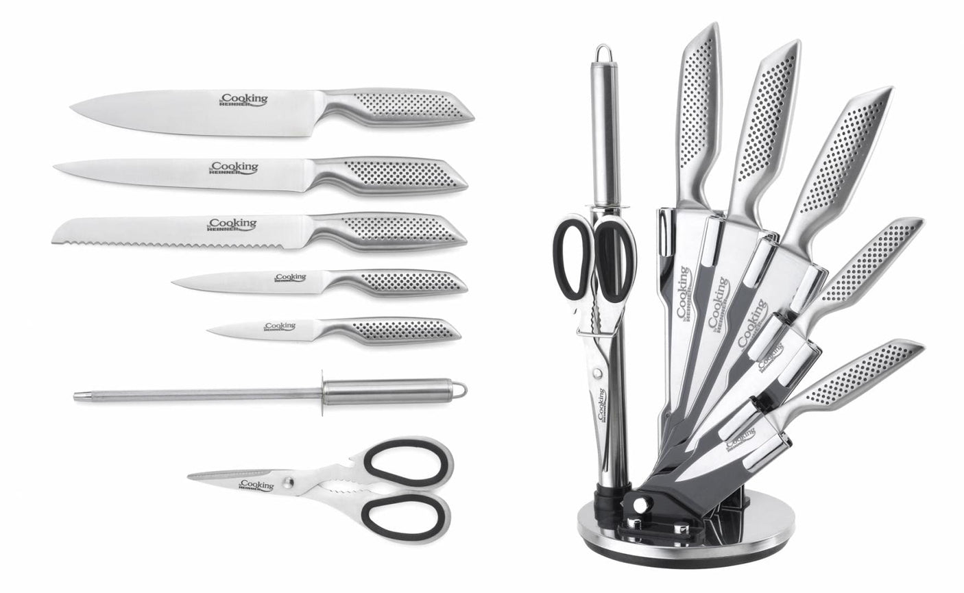 Heinner Set ustensile de bucatarie Set Cutite Bucatarie Heinner HR-GL-8PCS | 8 Piese, Magnium
