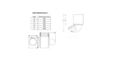 Heinner Masina de spalat rufe Masina de Spalat Rufe Heinner HWM-HME8014IVA20+++ | 8kg, 1400RPM, Clasa A, Inverter, 59.5x54x84.5cm
