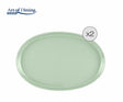 Heinner Set oale Set Platouri Heinner HR-WDF-Y302 | 2 buc, Ceramica, 30x20 cm, Yvonne