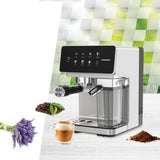 [RESIGILAT] Espressor Manual Heinner HEM-LK20DMLK | 20 Bar, 1.2L, Display Digital, Inox