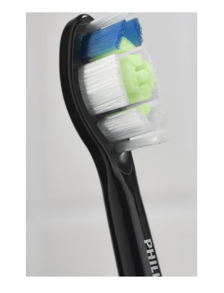Philips Perie Capete Periere Philips Sonicare HX6062/88 | Optimal White, 2 buc, BrushSync, Negru