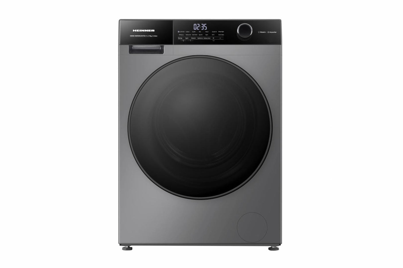 Heinner Masina de spalat rufe Masina de spalat rufe Heinner HWM-HMK9014IVTA+++ | 9kg, 1400RPM, Clasa A+++, Inverter, Alb, 60x61x85cm