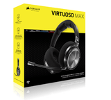 Corsair Casti Casti Gaming Corsair Virtuoso MAX Wireless CA-9011372-WW | Wireless, Carbon