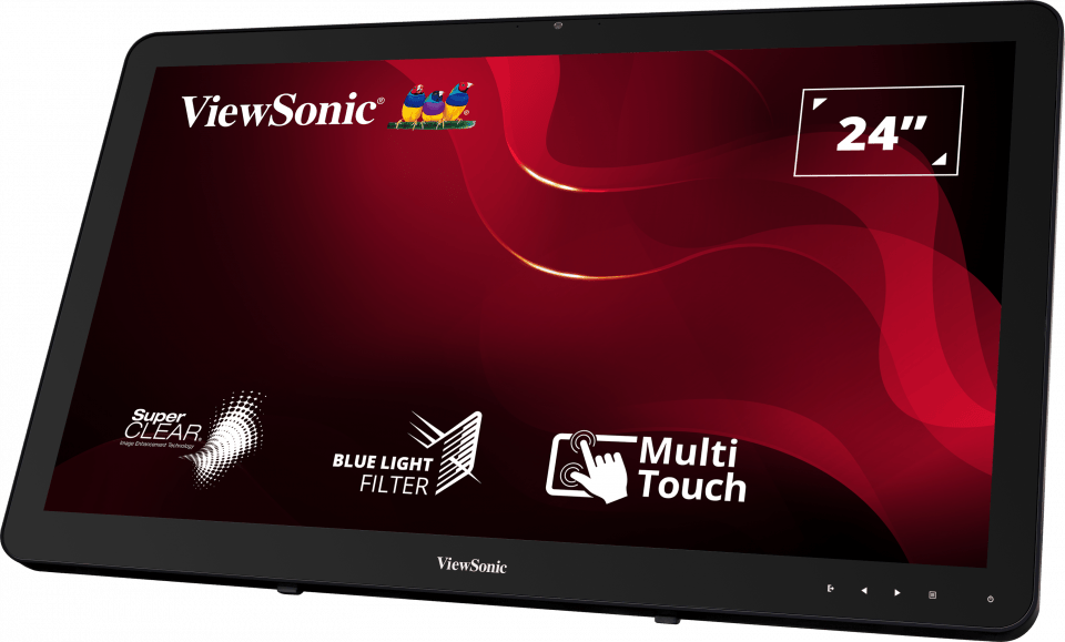 Monitor ViewSonic TD2430 | 24", IPS, Full HD, 60Hz, Negru