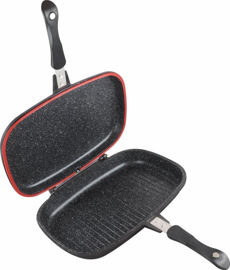 Heinner Tigaie Tigaie Heinner HR-SCO-A0236B | Dubla Grill, 36x24 cm, Aluminiu, Dark Line