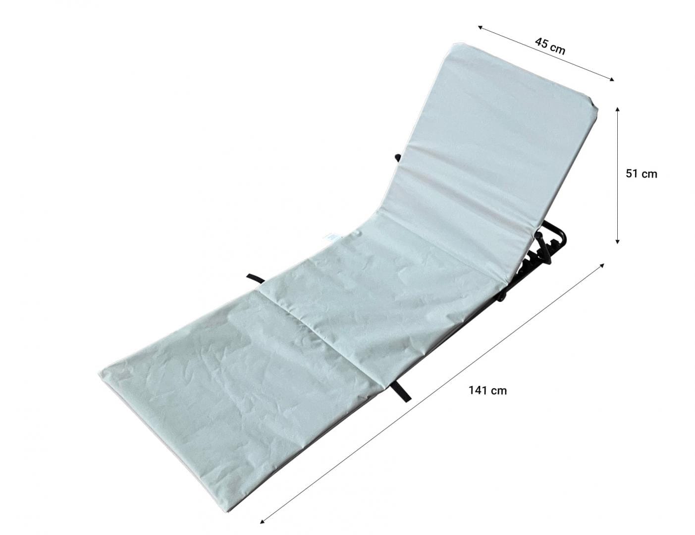 Heinner Accesorii plaja Covor Plaja Heinner DCPP002G | 141x45x51cm, Tip Sezlong, Grey