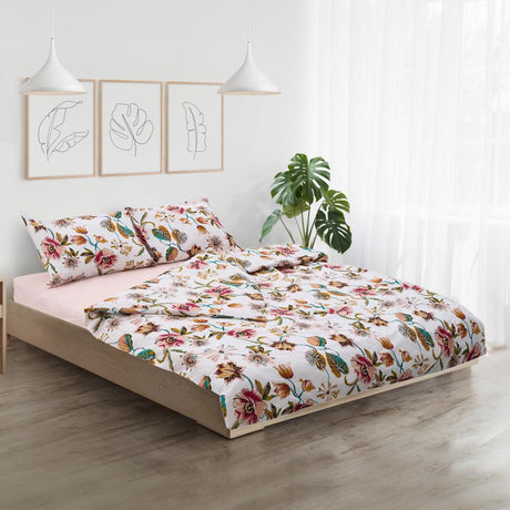 Heinner Lenjerie de pat Lenjerie de Pat Heinner HR-4BED-132-AZIZ | Dubla, 100% Bumbac, 4 Piese