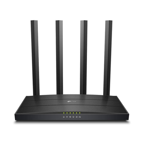 TP-Link TP-link AC1200 Wireless MU-MIMO Gigabit Router, ARCHER C6U, IEEE 802.11ac/n/a 5 GHz IEEE 802.11n/b/g 2.4 GHz, 5 GHz: 867 Mbps (802.11ac), 2.4 GHz: 400 Mbps (802.11n), 1x Port WAN, 4x Port LAN Gigabit,