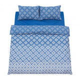 Heinner Lenjerie de pat Lenjerie de Pat Heinner HR-DBL132-BLU | Dubla, 100% Bumbac, 4 Piese, Albastru