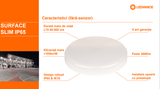 Ledvance Plafoniera LED Plafoniera LED Ledvance SURFACE SLIM ROUND 200 | 19W, 2000lm, 4000K, IP65
