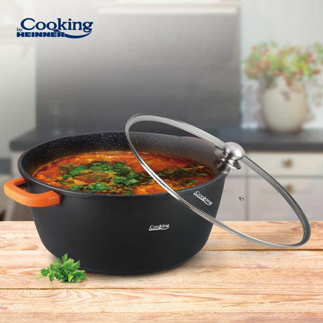 Heinner Oala Oala Heinner HR-SCO-A0344A | 44cm, 23L, Aluminiu, Capac Inclus