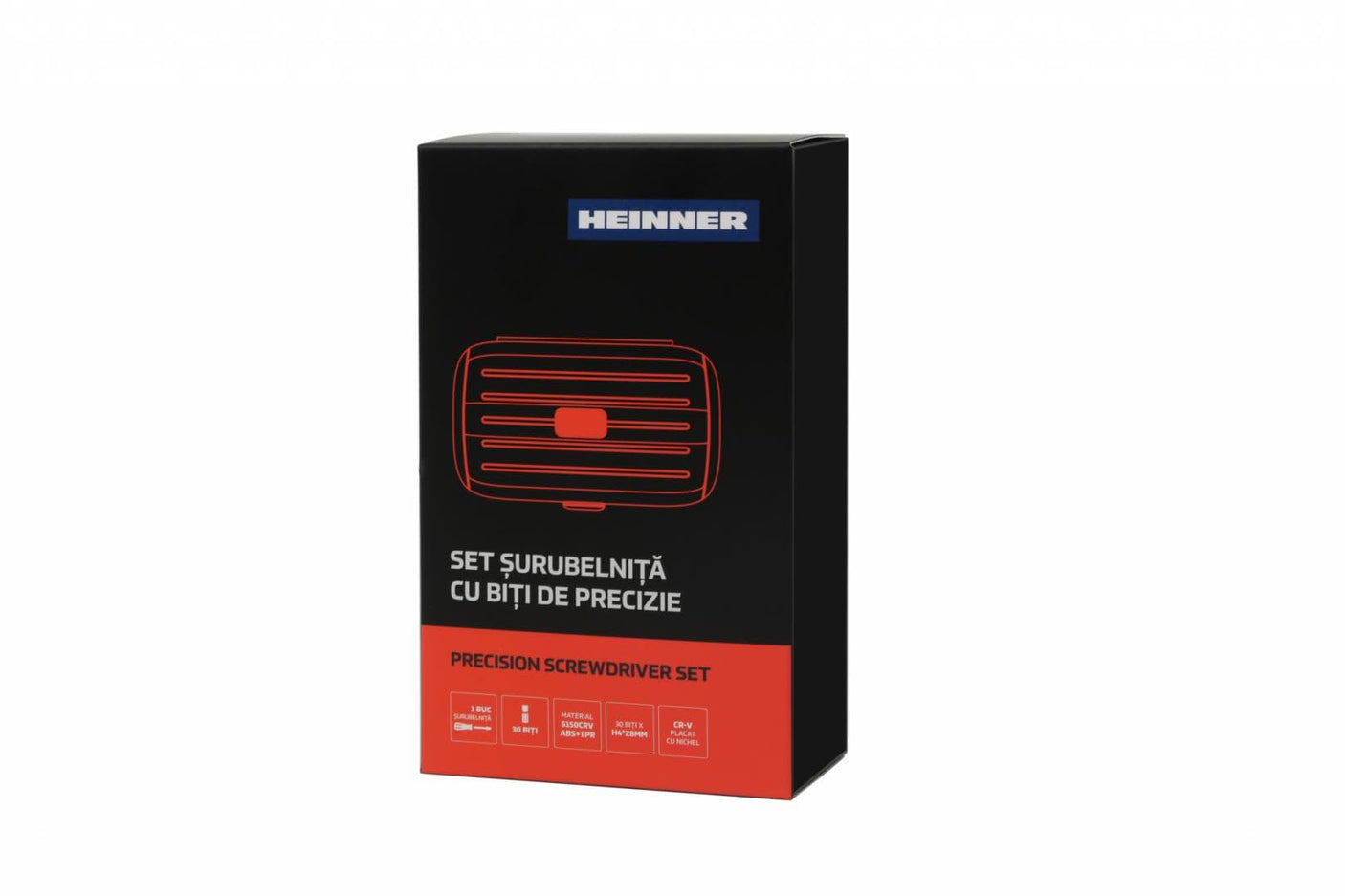 Heinner Set scule Set Surubelnita Heinner PCSP016 | 30 Biti de Precizie
