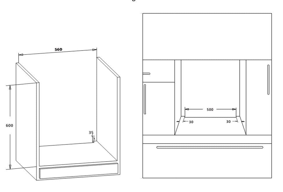 Heinner Cuptor incorporabil Cuptor Incorporabil Heinner HBO-S567LDTGC-IX | 56L, 7 Functii, Grill, Inox, 59.5x56.5x59.5cm