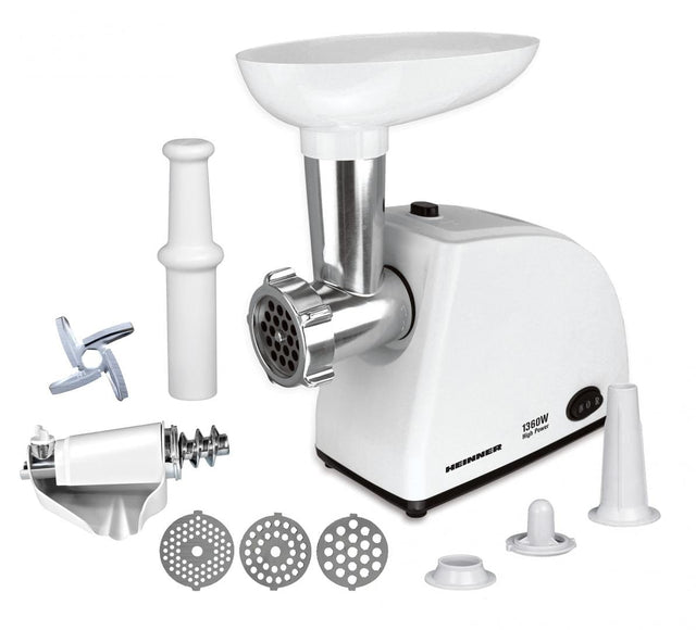 Heinner Masina de tocat Masina de tocat Heinner MG-W1200R | 1200W, Accesorii Carnati si Kibbe