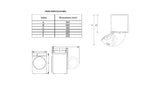 HEINNER MASINA DE SPALAT RUFE SLIM HEINNER HWM-HMN7012IVSMA