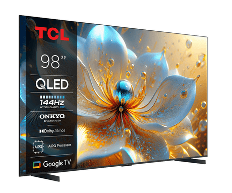 TCL QLED TV Televizor TCL QLED 98P89K | 248 cm, Smart Google TV, 4K Ultra HD, 144Hz