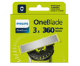 Philips Rezerva aparat de ras Rezerva Aparat de Ras Philips OneBlade QP430/50 | 3 Lame, Otel Inoxidabil, Verde
