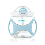 Sticla Tritan cu Pai și Curea, 330 Ml, Blue, U-grow