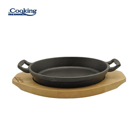 Heinner Tigaie Tigaie Heinner HR-ZVC-T20 | Fonta Pura, 20cm, Cu Suport Lemn