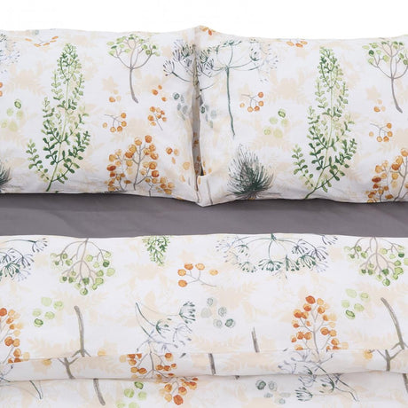 Heinner Lenjerie de pat Lenjerie de Pat Dubla Heinner HR-DBL132-SMR | 100% Bumbac, 4 Piese, Summer