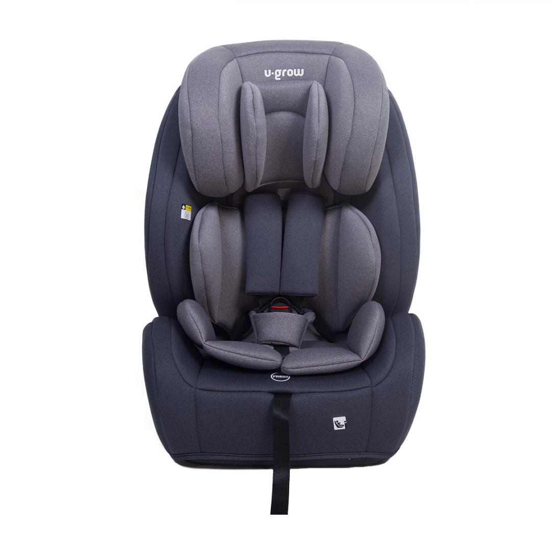 Scaun Auto 76-150CM(15M-12Y), R129, Isofix și Top Tether, Gri, U-grow
