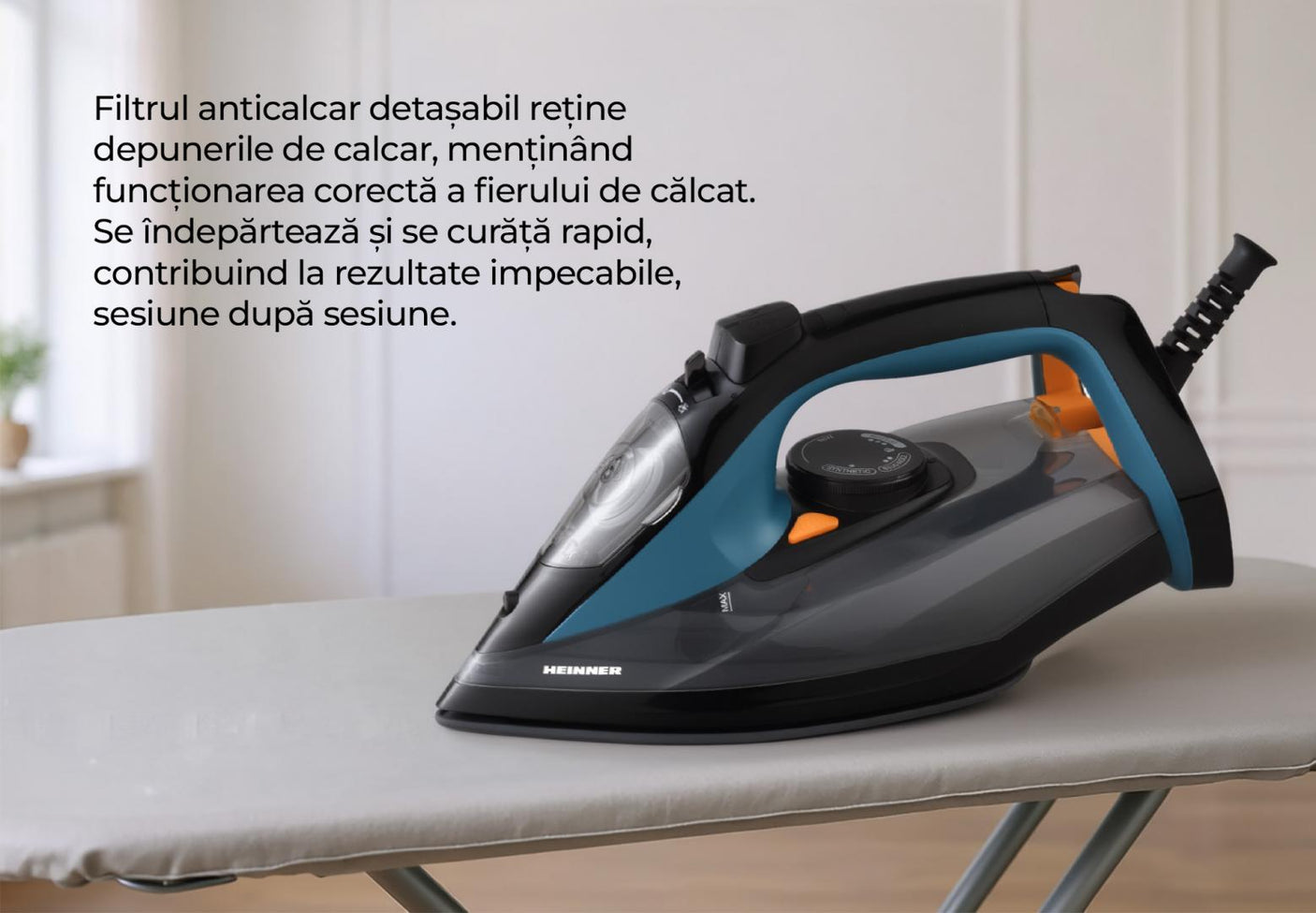 Fier de călcat HEINNER CeramiSoft HSI-A2400BLBK