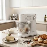 Heinner Resigilat - Mixer [RESIGILAT] Mixer Planetar Heinner HPM-1000WHCH | 1000W, Bol Inox 5L, 10 Viteze, Alb