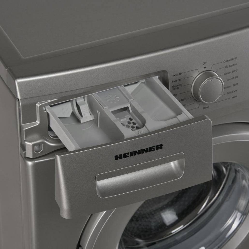 [RESIGILAT] Masina de spalat rufe Heinner HWM-VF2610SD++ | 6kg, 1000RPM, Clasa D, Alb, 59.7x49.7x84.5cm