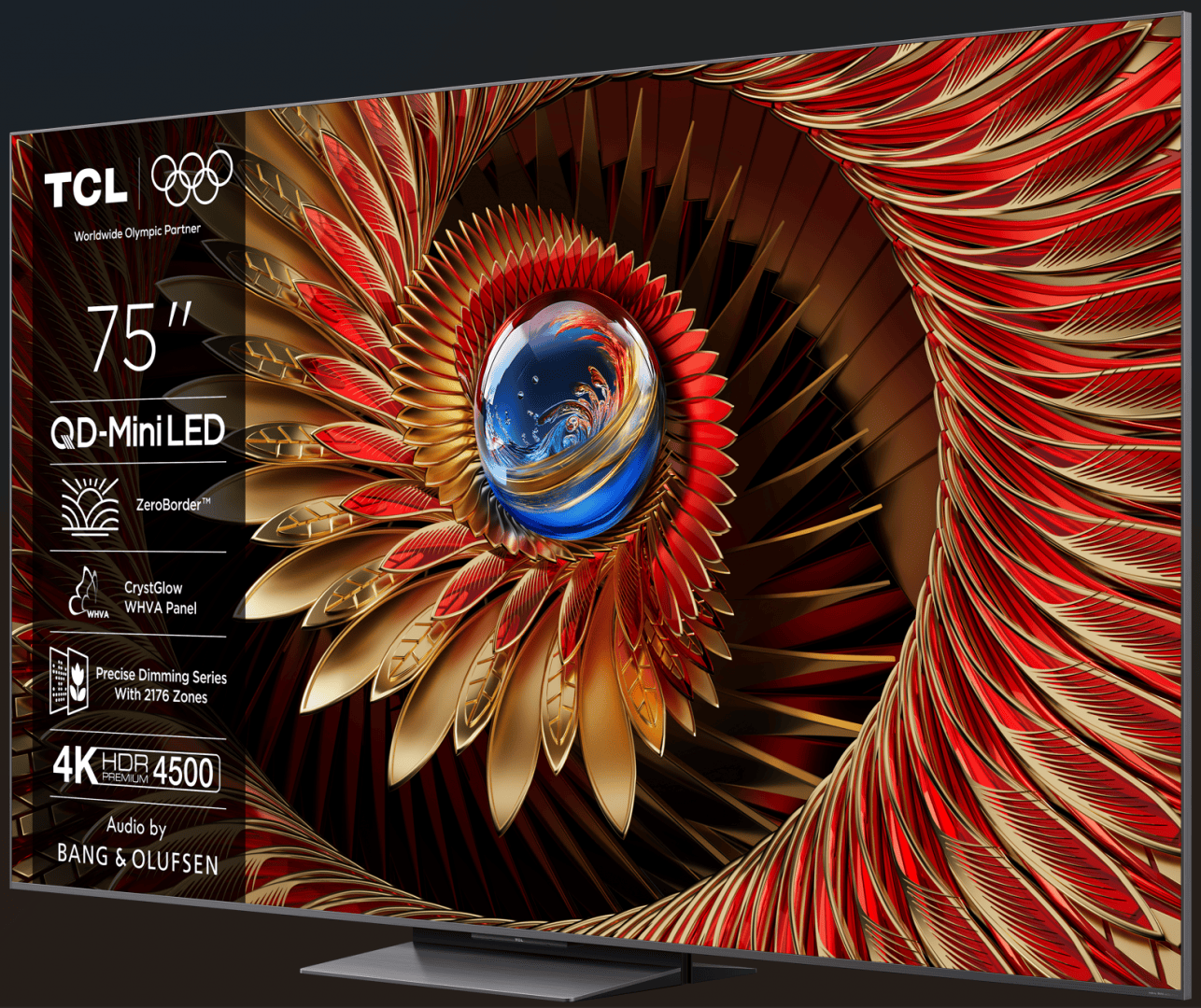 TCL Televizoare Televizor TCL Mini LED 75Q8C | 189 cm, Smart Google TV, 4K Ultra HD, (Model 2025)