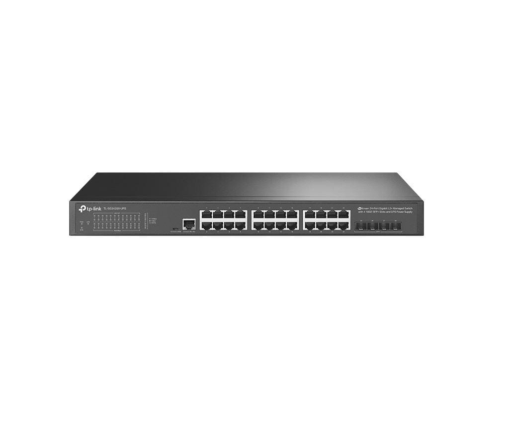 TP-Link Switch Switch TP-Link TL-SG3428X-UPS | 24-Port Gigabit, 4x 10GE SFP+, L2+, UPS