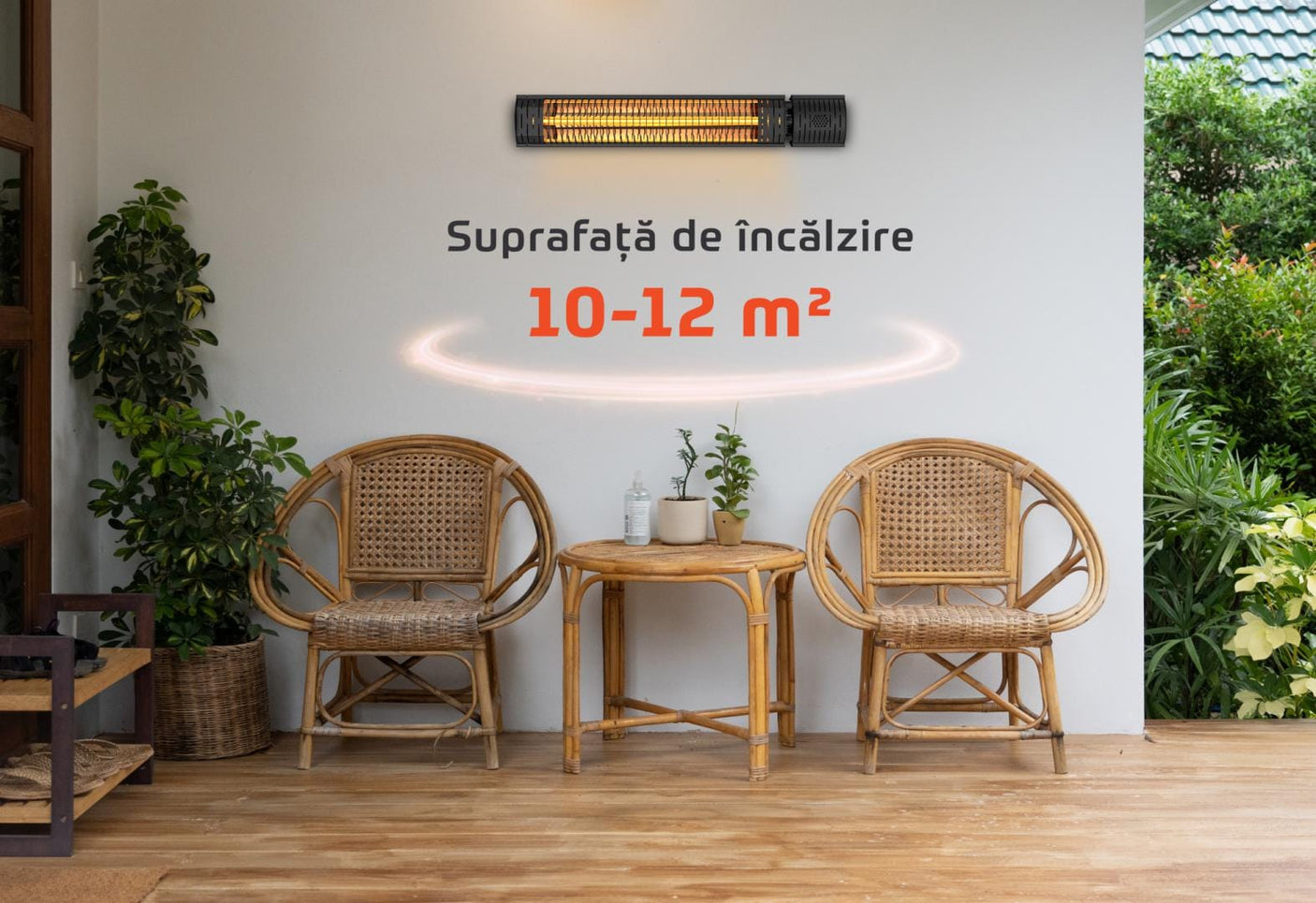 Heinner Incalzitor terasa Incalzitor Electric Heinner HR-SD013 | 2000W, Montare Perete