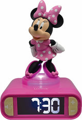 Ceas Desteptator cu Lumina 3D, Minnie Mouse — Lexibook