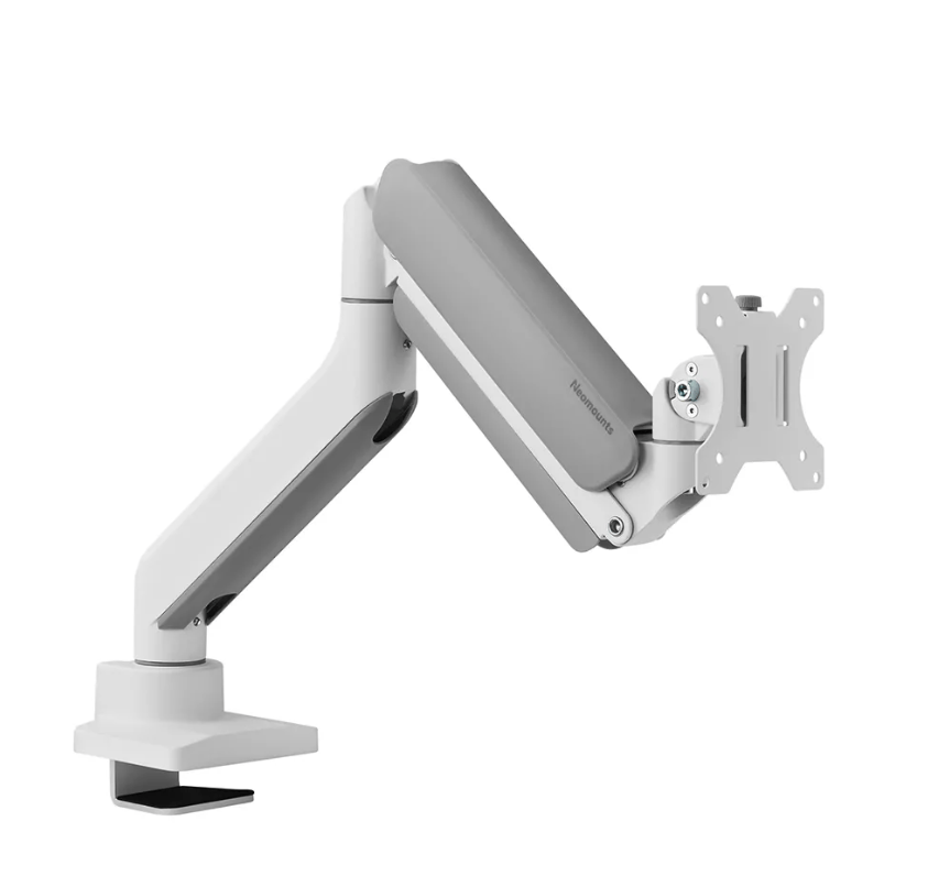 NEOMOUNTS Brat monitor pentru ecrane curbate Neomounts DS70PLUS-450WH1; pentru display-uri cu diagonale 17"-49", sistem de prindere VESA 75x75~100x100, greutate maxima suportata 18kg, full motion, tilt +45°, sw