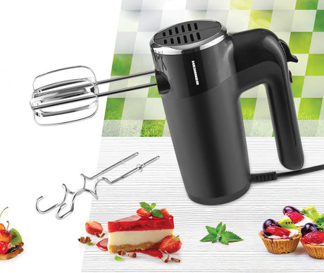 Heinner Mixer Mixer De Mana Heinner HM-300BK | 300W, 5 Trepte Viteza, Negru