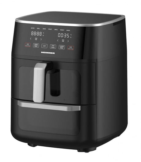 Heinner Air Fryer Air Fryer Heinner HAFO-M11BK1700 | 11L, 1700W, Dubla, Negru