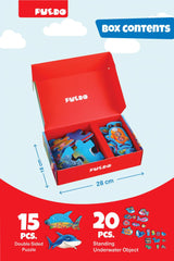 Puzzle din Spuma EVA, Lumea Marina, Puedo — Puedo Toys