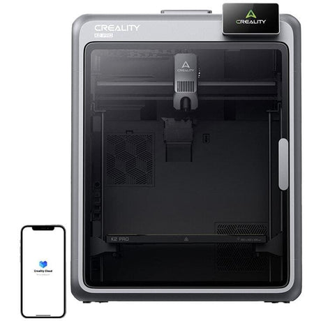 CREALITY CREALITY K2 PRO FDM 3D PRINTER, Tehnologie: FDM, volum printare: 300 x 300 x 300mm, Dimensiuni produs: 445 × 477 × 573 mm, 23.7kg, Viteza printare: 600 mm/s, Accelerare: 20.000 mm/s, Temperatura duza