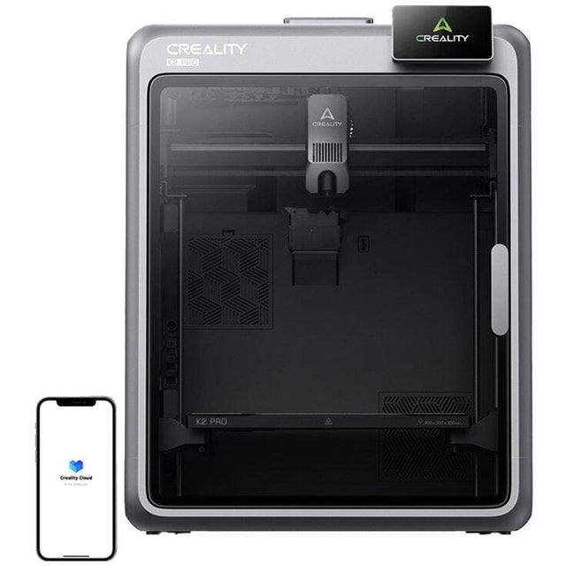 CREALITY CREALITY K2 PRO FDM 3D PRINTER, Tehnologie: FDM, volum printare: 300 x 300 x 300mm, Dimensiuni produs: 445 × 477 × 573 mm, 23.7kg, Viteza printare: 600 mm/s, Accelerare: 20.000 mm/s, Temperatura duza