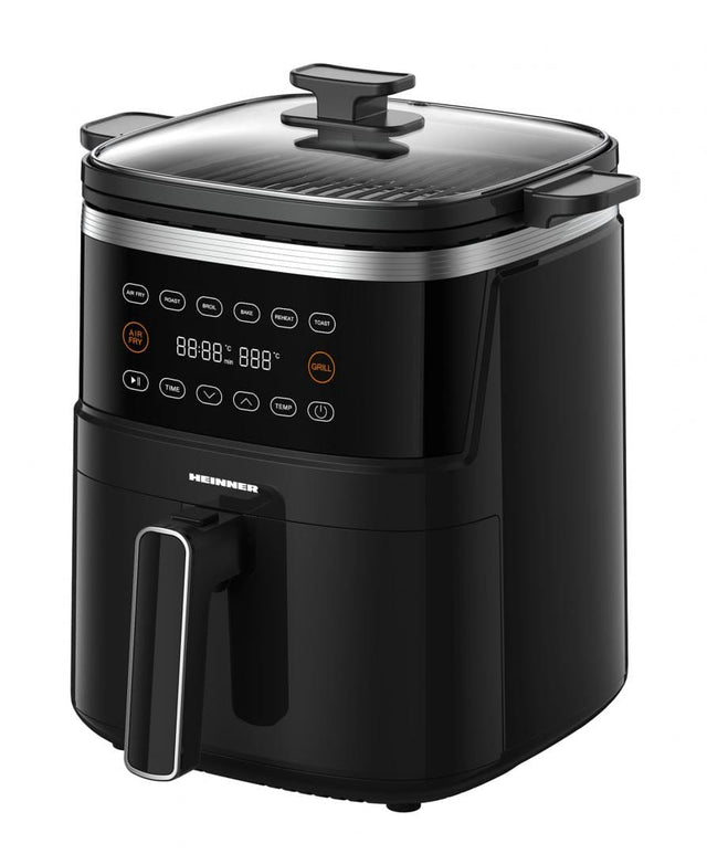 Heinner Air Fryer Air Fryer Heinner HAFG-B5BK2600 | 5L, 2600W, Grill, Negru