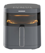 Heinner Air Fryer Air Fryer Heinner HAF-B6GRY17LG | 6L, 1700W, DualHeat, Negru/Gri