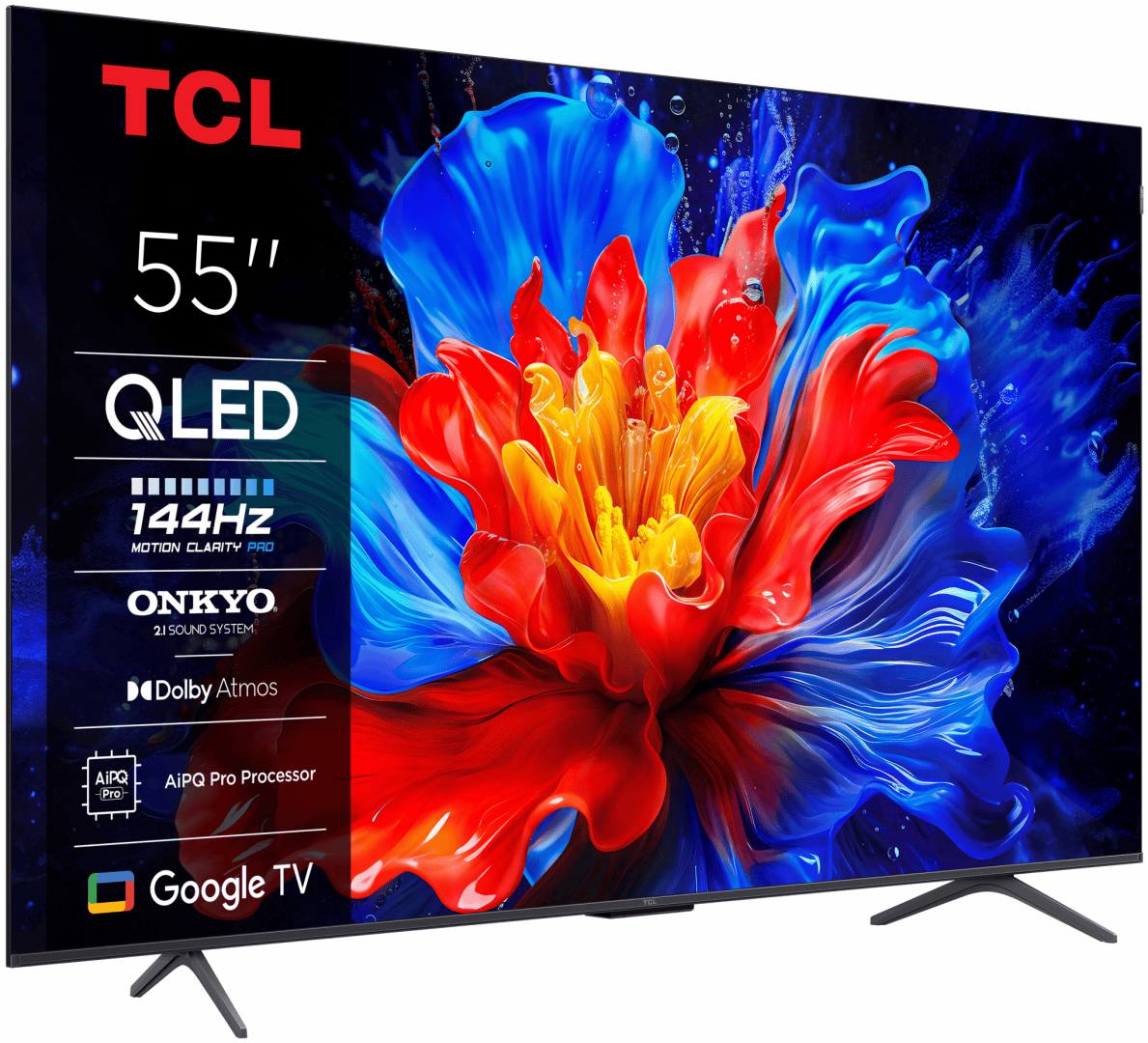 TCL Televizor TCL QLED 55P81K, 139 cm, Smart Google TV, 4K