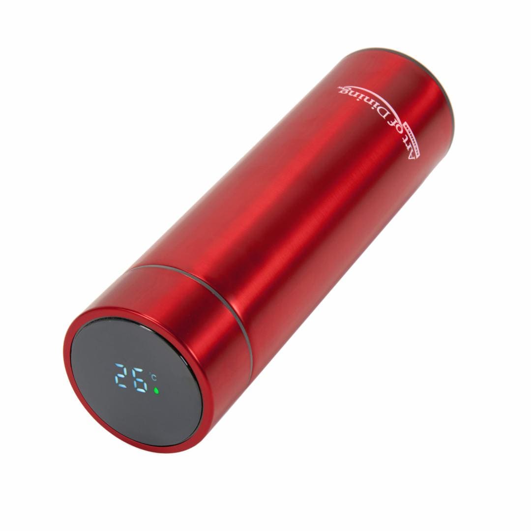 Heinner Accesorii bucatarie Termos Heinner HR-AER-TM45R | 450ml, Indicator LED Temperatura, Inox, Rosu